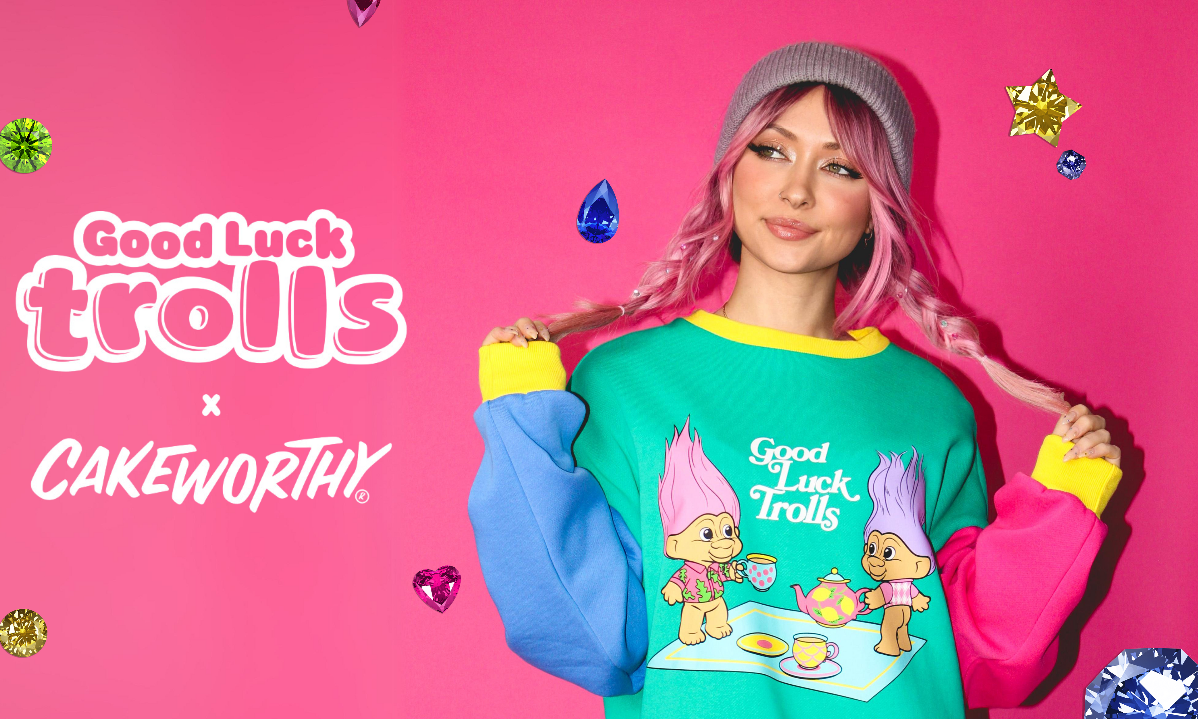 💎GOOD LUCK TROLLS x CAKEWORTHY LOOKBOOK💎