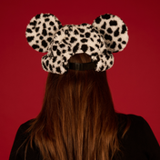 Dalmatian Print Mickey Sherpa Beanie