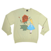 Alice in Wonderland Embroidered Crewneck