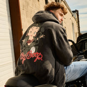 Betty Boop Biker Hoodie