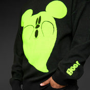 Disney Mickey Mouse Glow Ghost Knit Sweater