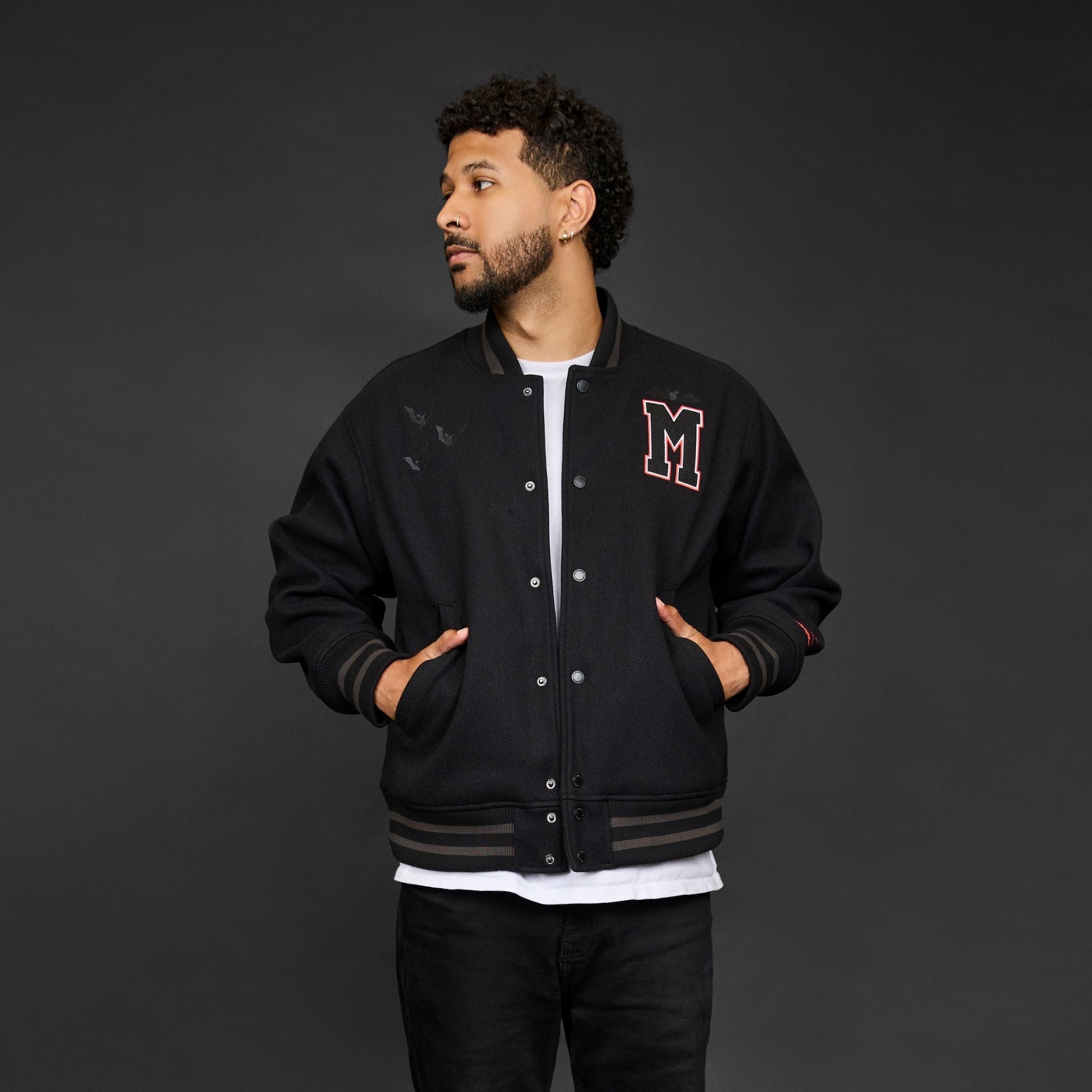 Disney Mickey Mouse Vampire Varsity Jacket