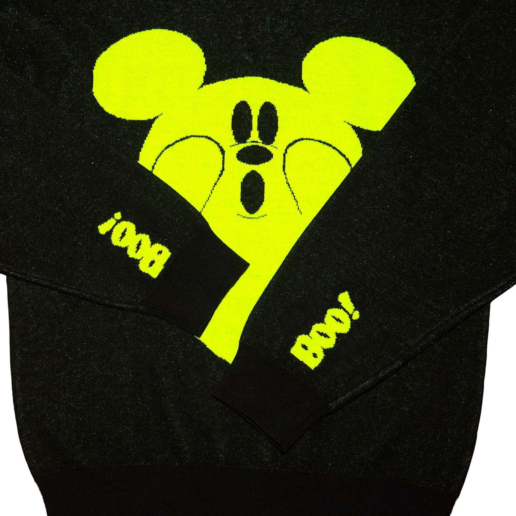 Disney Mickey Mouse Glow Ghost Knit Sweater