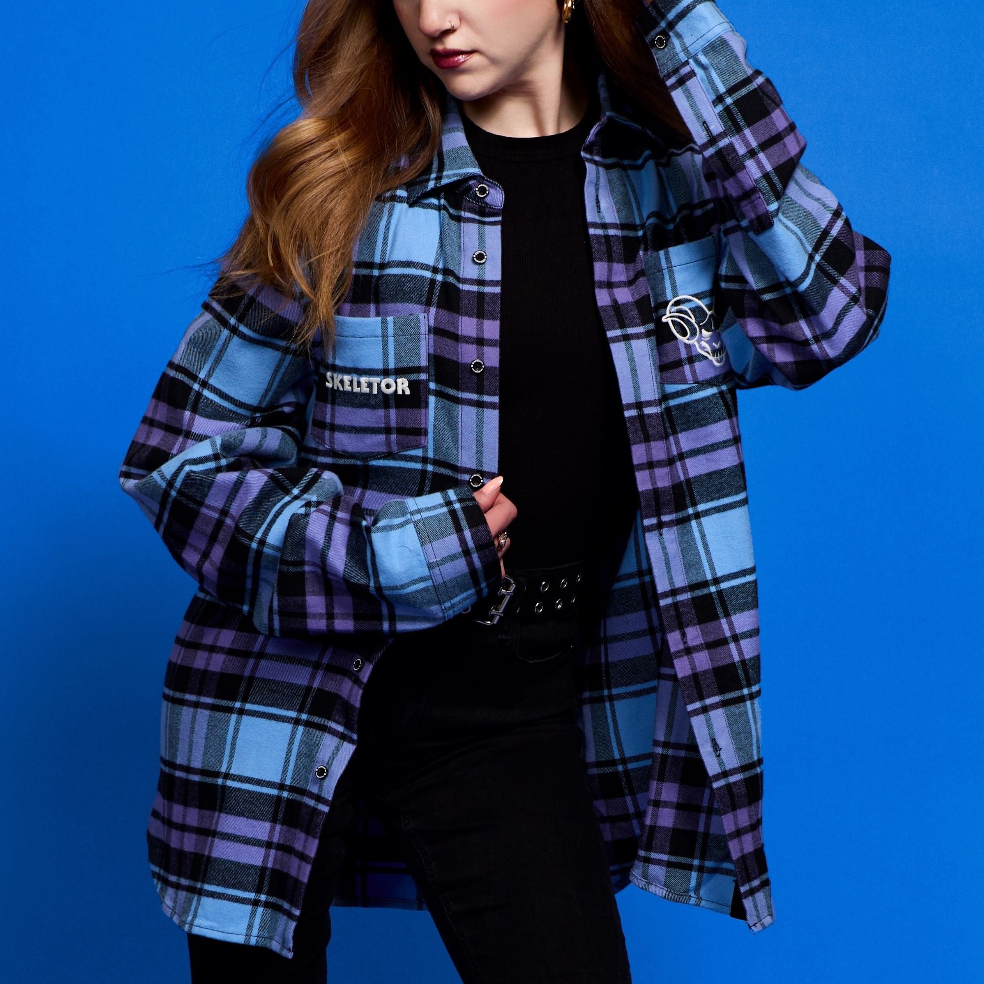 Masters of the Universe Skeletor Glow Flannel