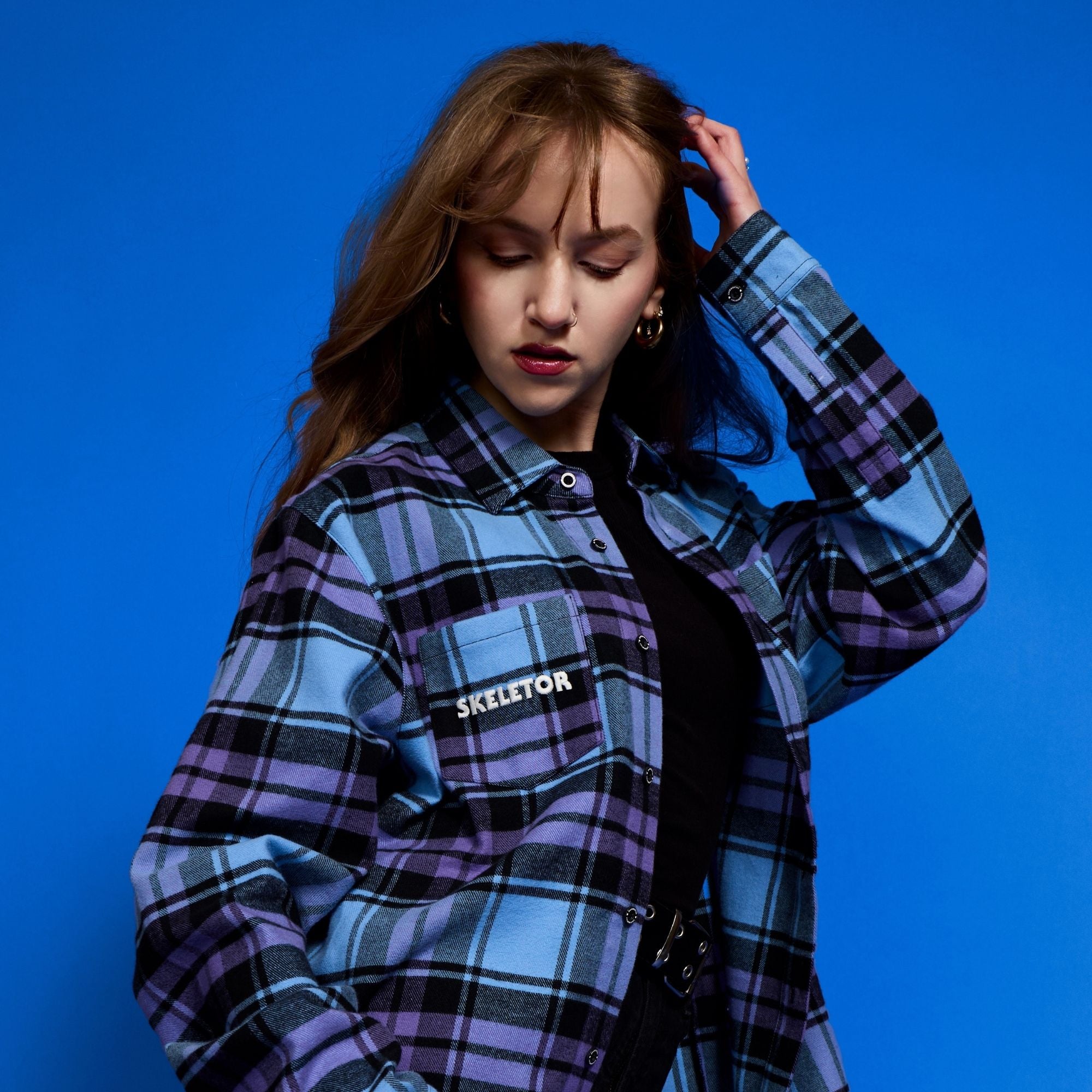 Masters of the Universe Skeletor Glow Flannel