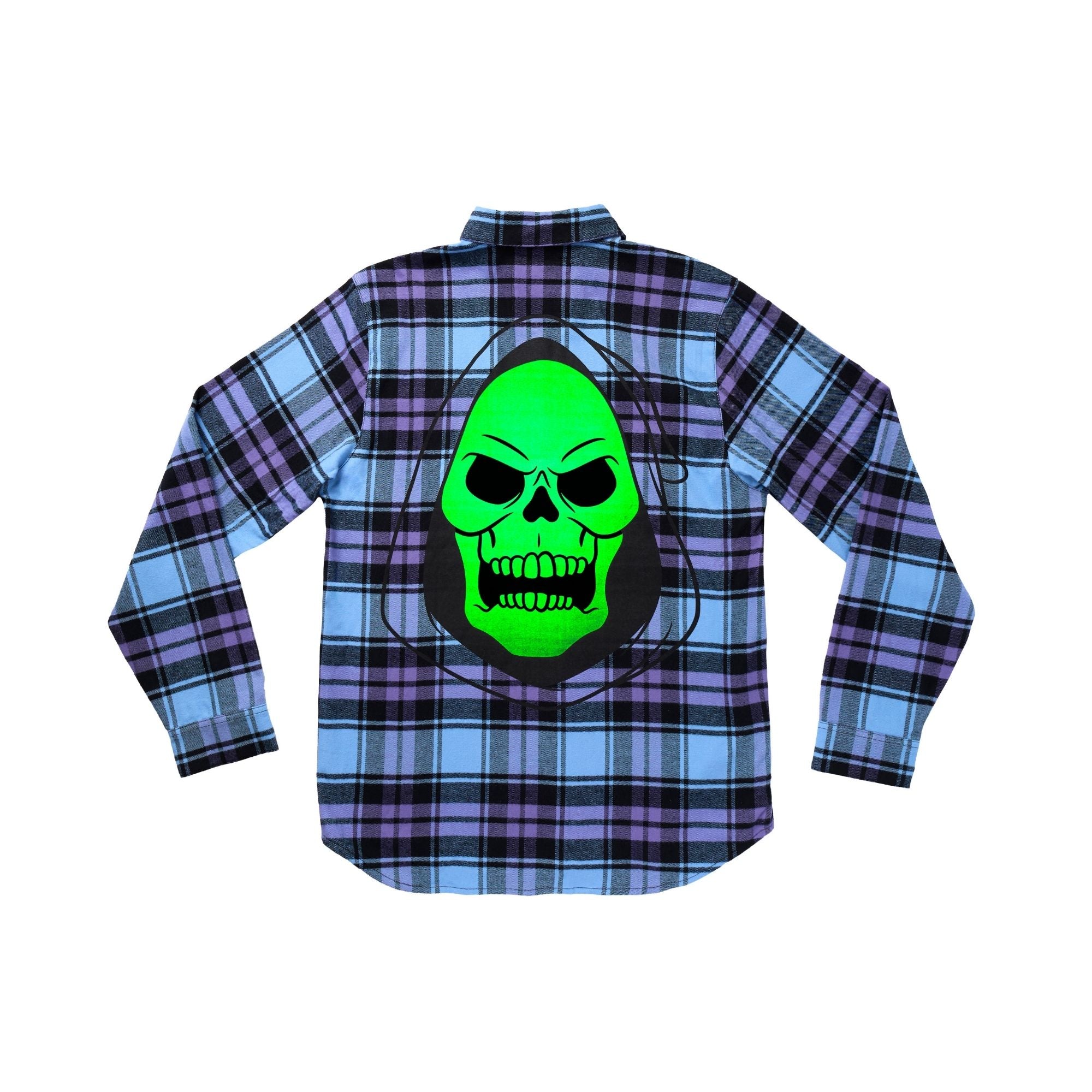 Masters of the Universe Skeletor Glow Flannel