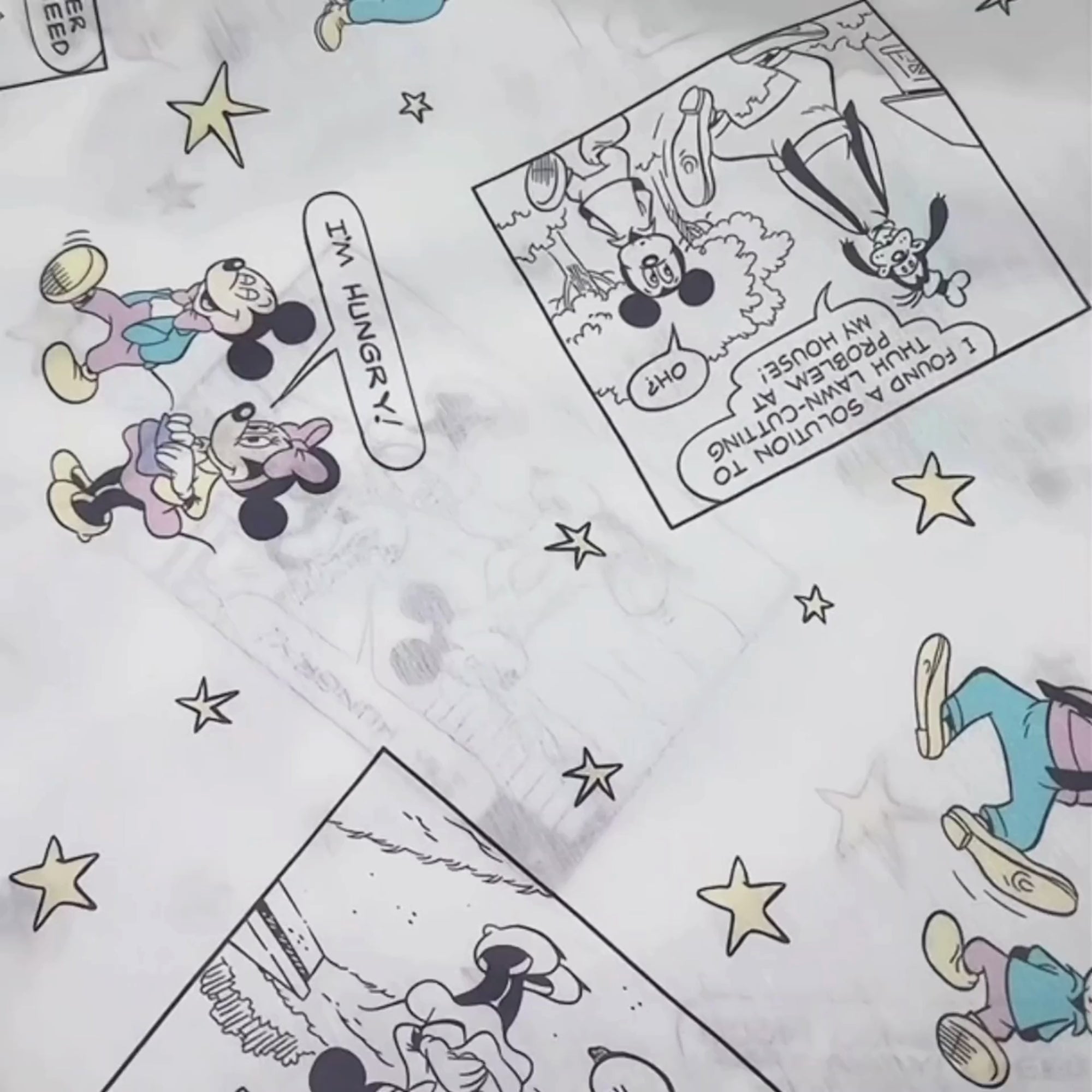Mickey Mouse and Friends Comic Sheet Set